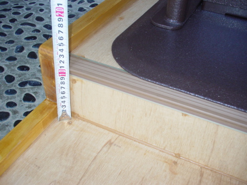 段差の高さ確認!