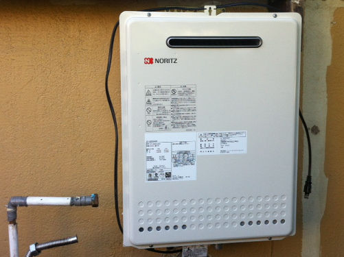 給湯器入替え<br>ノーリツ≪ガス給湯器　オート　２０号≫