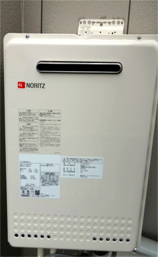 給湯器入替え<br>ノーリツ≪ガス給湯器　オート　２４号≫
