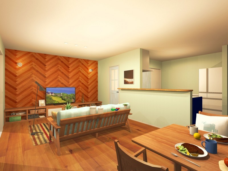 ゼロキューブ見学会 新潟市江南区 リビング