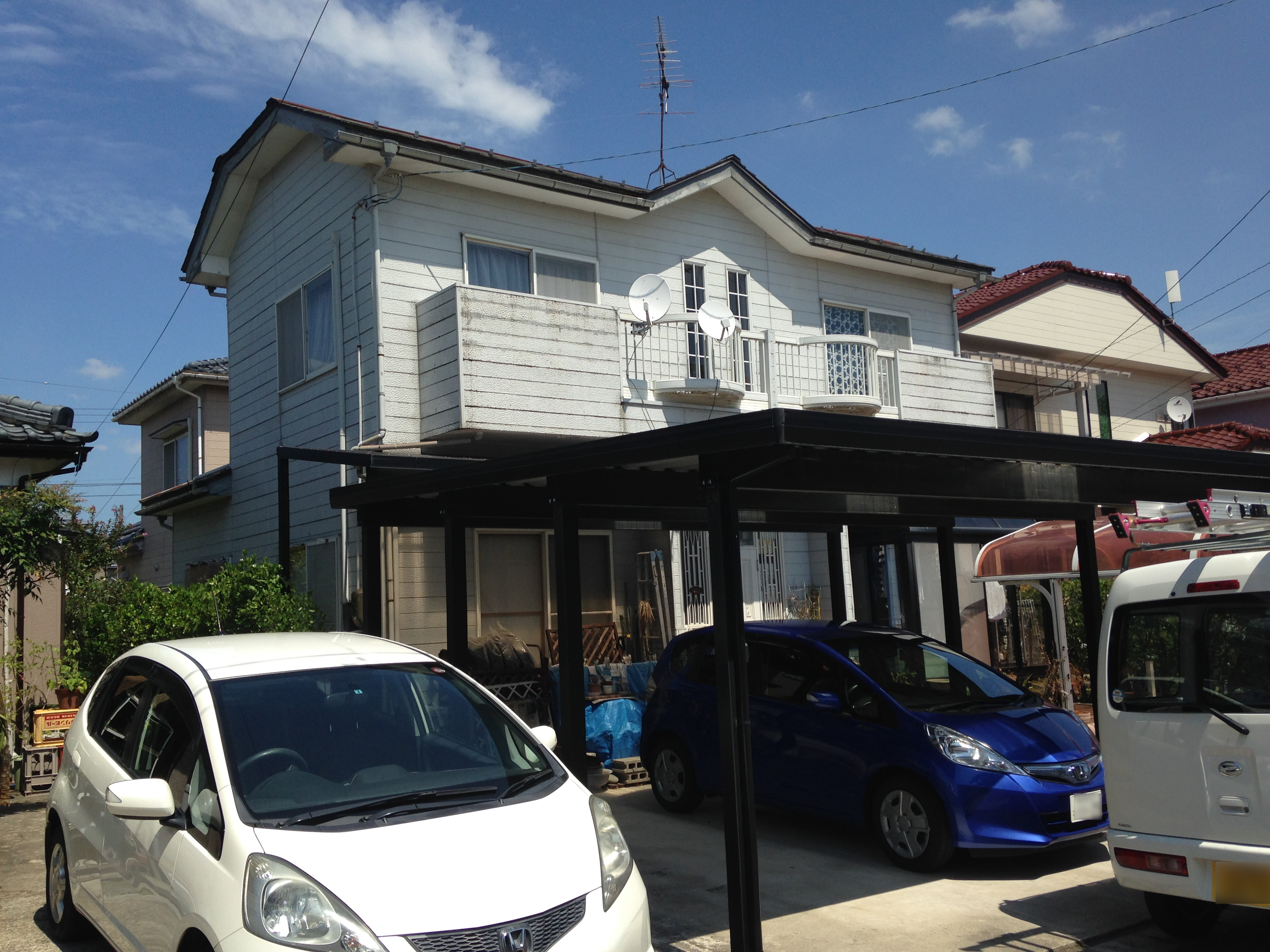 南区外壁カバーリング・ビフォー