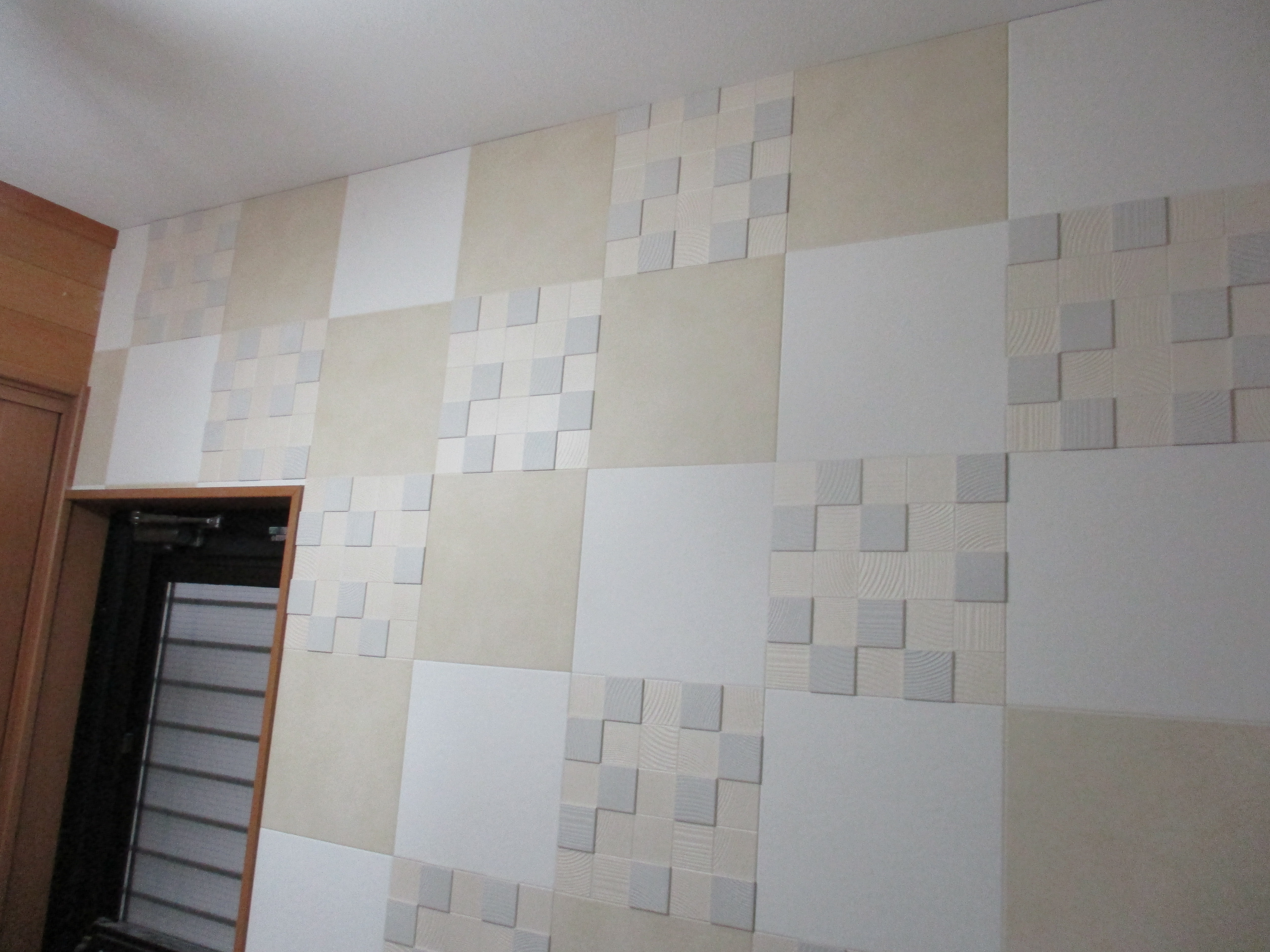 新潟市中央区脱衣室クロス張替え写真