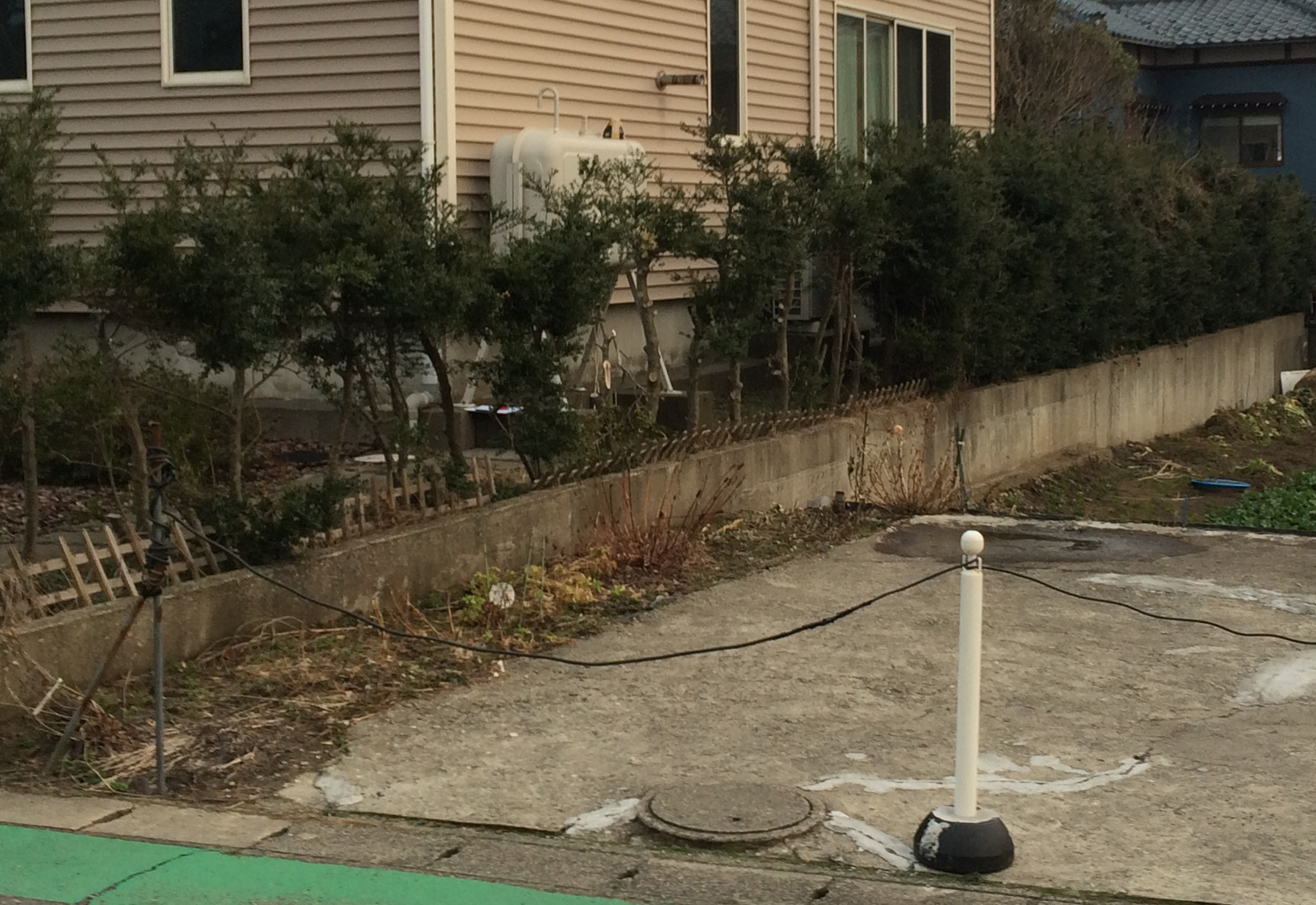 新潟市江南区 フェンス新設・ビフォー