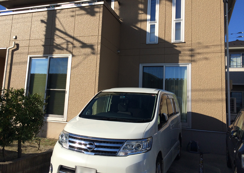 カーポート設置前